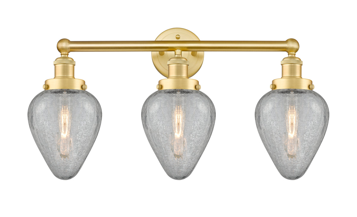 Geneseo 25-Inch 3-Light Bath Vanity Light 14-Inch High 7.75-Inch Extension