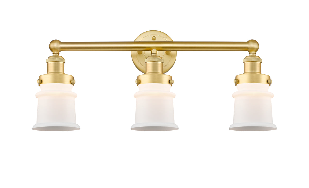 Canton 23-Inch 3-Light Bath Vanity Light 10.75-Inch High 7.125-Inch Extension
