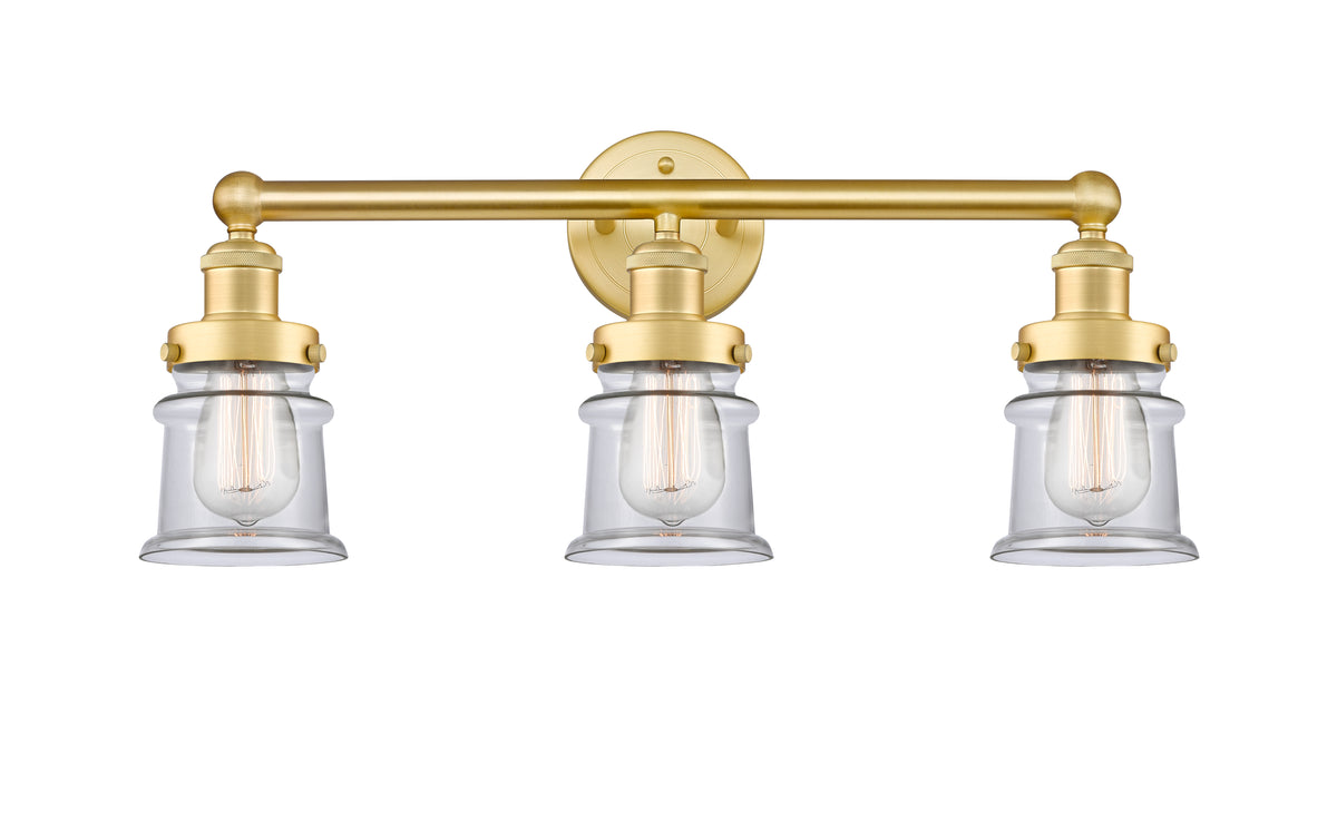 Canton 23-Inch 3-Light Bath Vanity Light 10.75-Inch High 7.125-Inch Extension