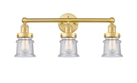 Canton 23-Inch 3-Light Bath Vanity Light 10.75-Inch High 7.125-Inch Extension
