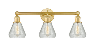 Edison Bath Vanity Light Brass 24 Inches