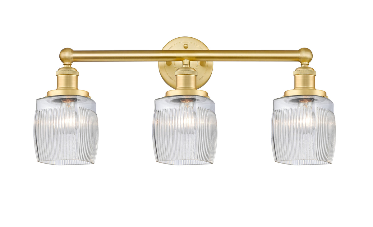 Colton 24-Inch 3-Light Bath Vanity Light 11.25-Inch High 7.25-Inch Extension