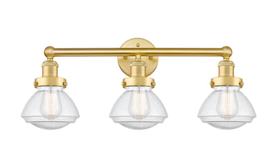Edison Bath Vanity Light Cast Brass 3 Lights