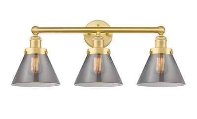 Edison Bath Vanity Light Cast Brass Glass