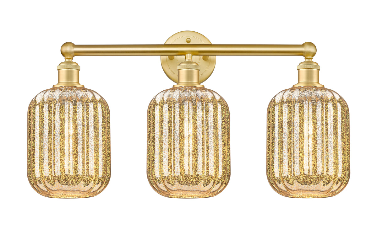 Preston Cylinder 25-Inch 3-Light Bath Vanity Light 14-Inch High