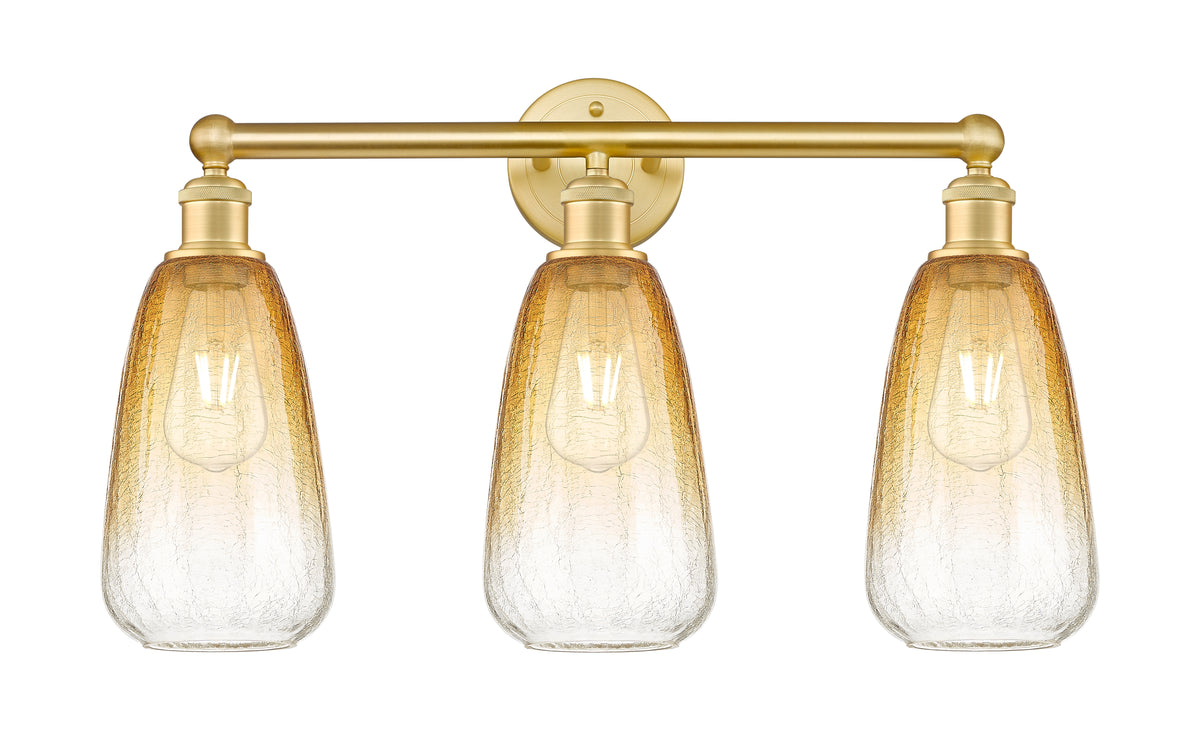 Brookhaven Almond 24-Inch 3-Light Bath Vanity Light 15.25-Inch High