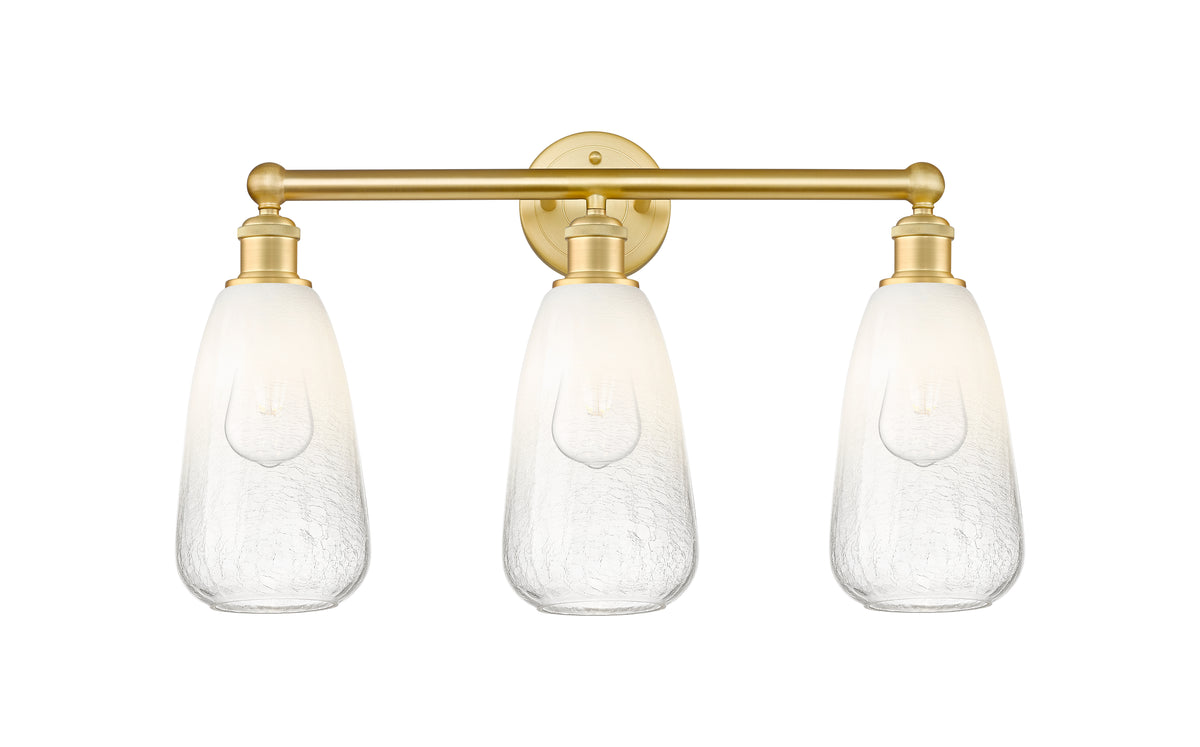 Brookhaven Almond 24-Inch 3-Light Bath Vanity Light 15.25-Inch High