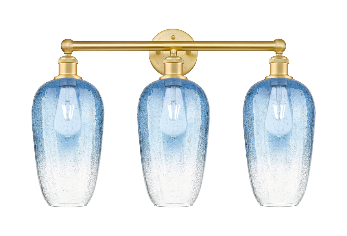 Brookhaven Flute 25-Inch 3-Light Bath Vanity Light 17.25-Inch High