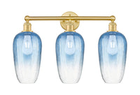Brookhaven Flute 25-Inch 3-Light Bath Vanity Light 17.25-Inch High