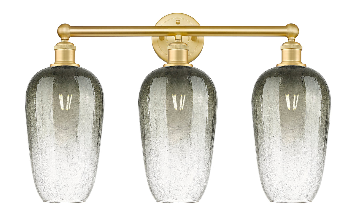 Brookhaven Flute 25-Inch 3-Light Bath Vanity Light 17.25-Inch High