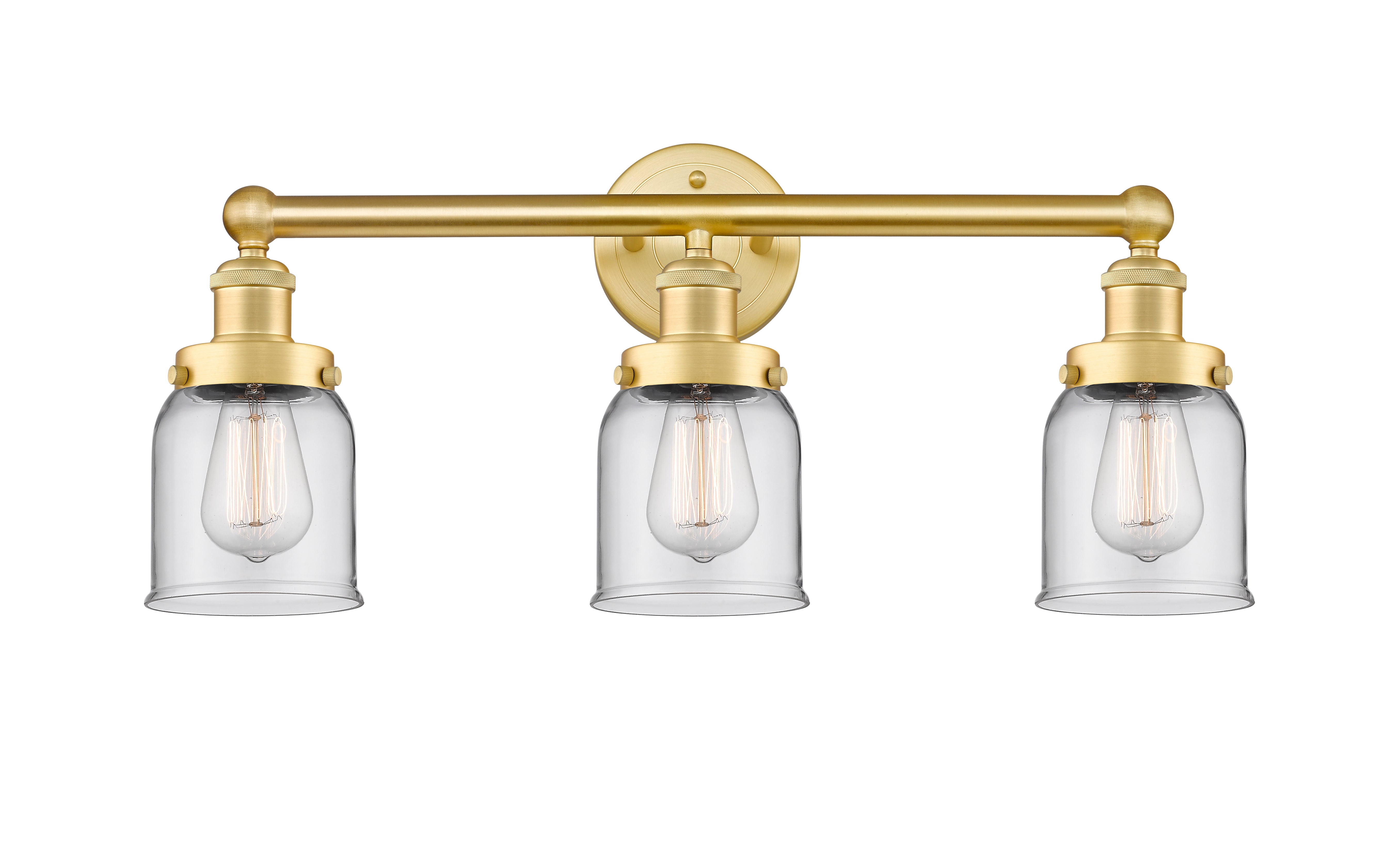 Edison Bath Vanity Light Cast Brass Finish