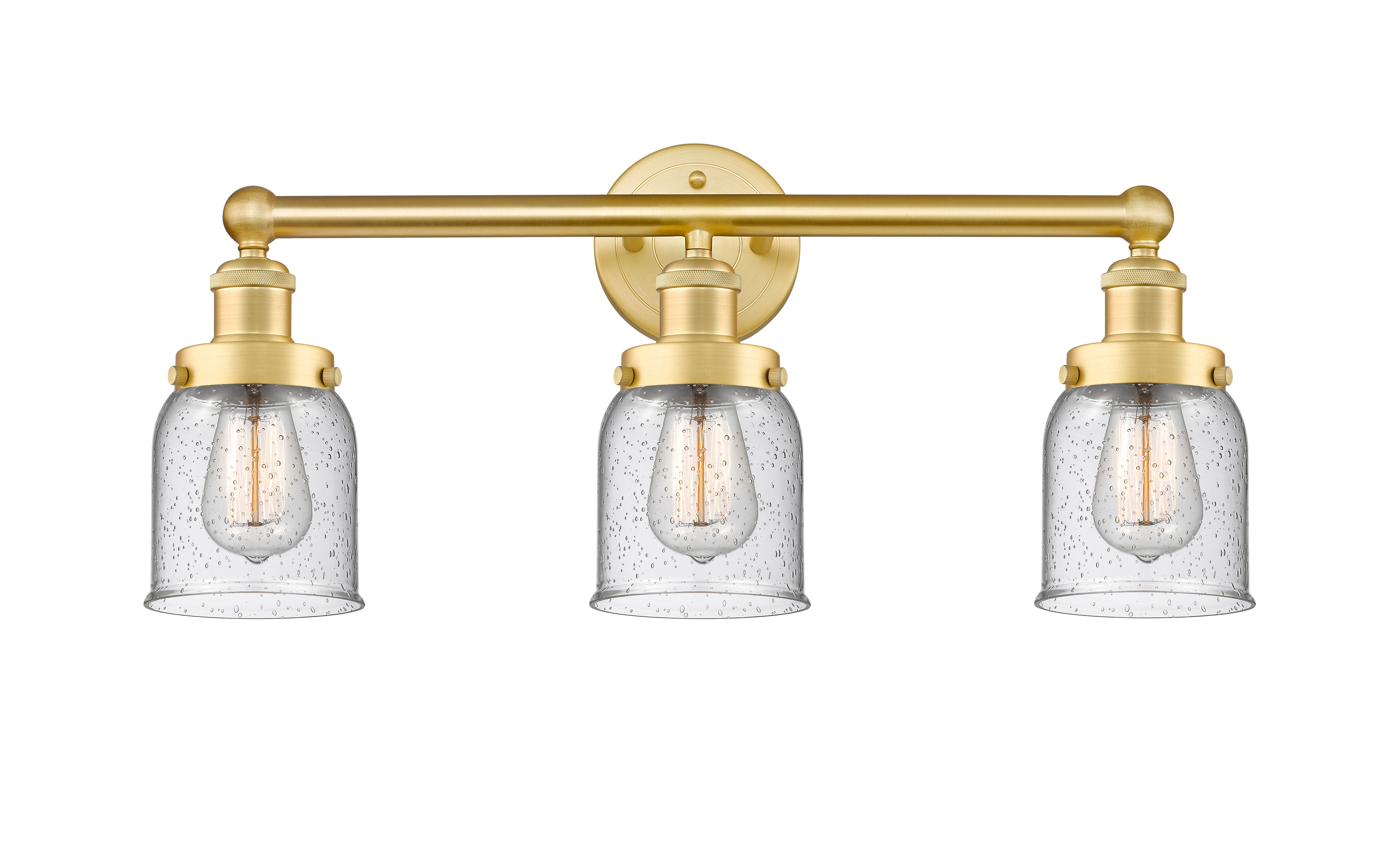 Edison Bath Vanity Light Cast Brass Finish