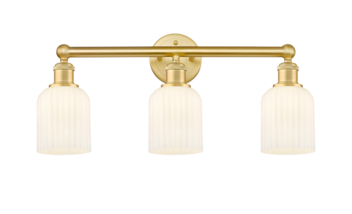 Bridal Veil 23-Inch 3-Light Bath Vanity Light 5-Inch Shade