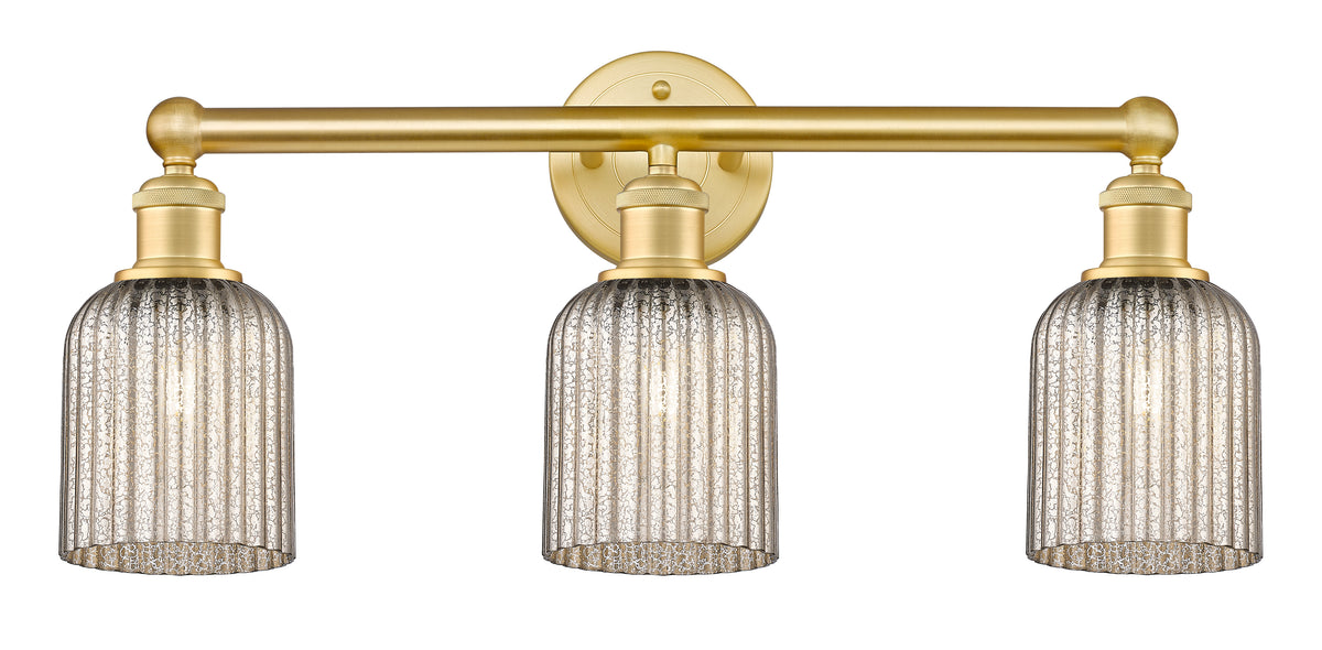 Bridal Veil 23-Inch 3-Light Bath Vanity Light 5-Inch Shade
