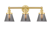Cone 24-Inch 3-Light Bath Vanity Light 11.25-Inch High