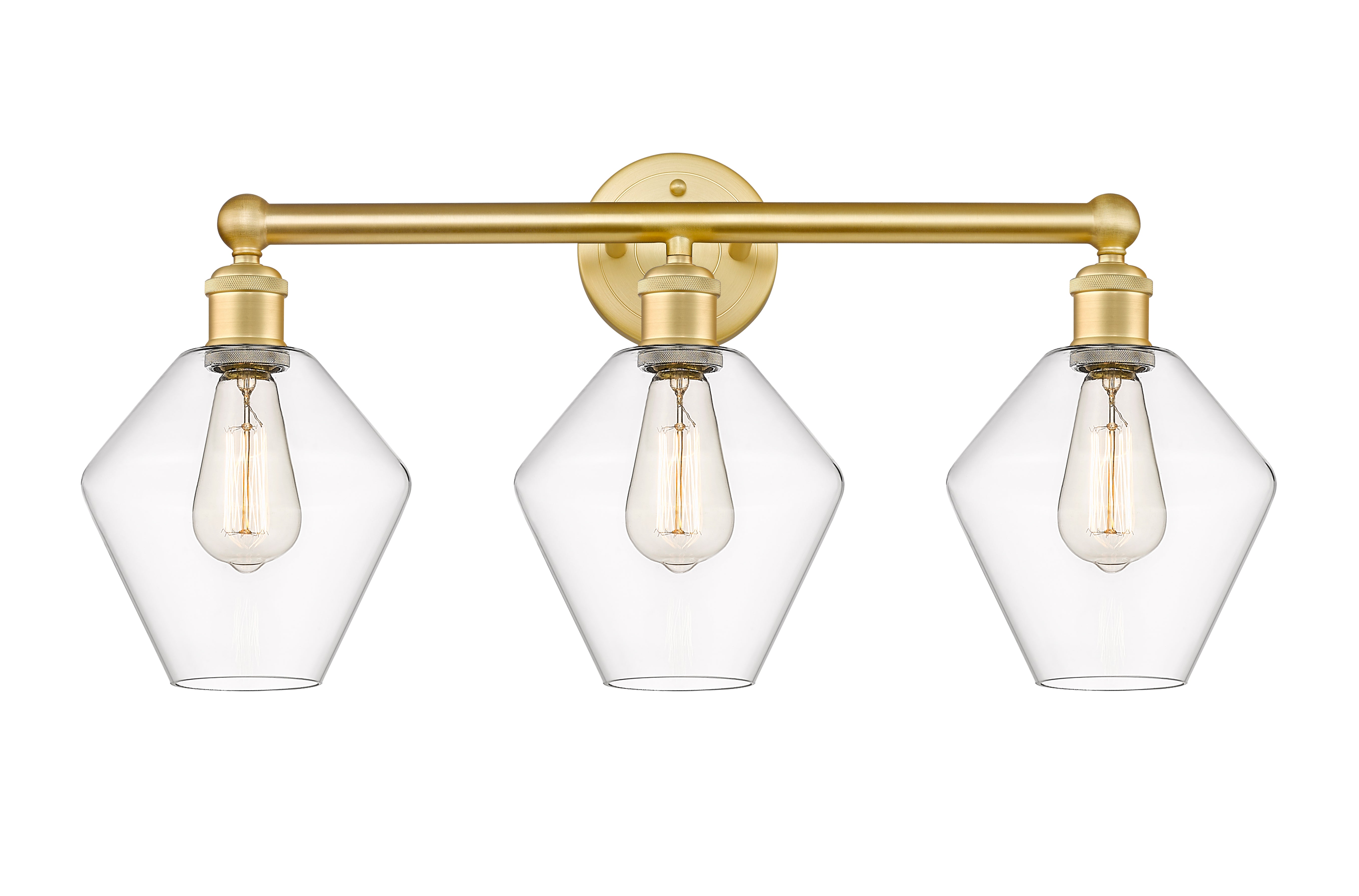 Edison Bath Vanity Light Cast Brass Finish