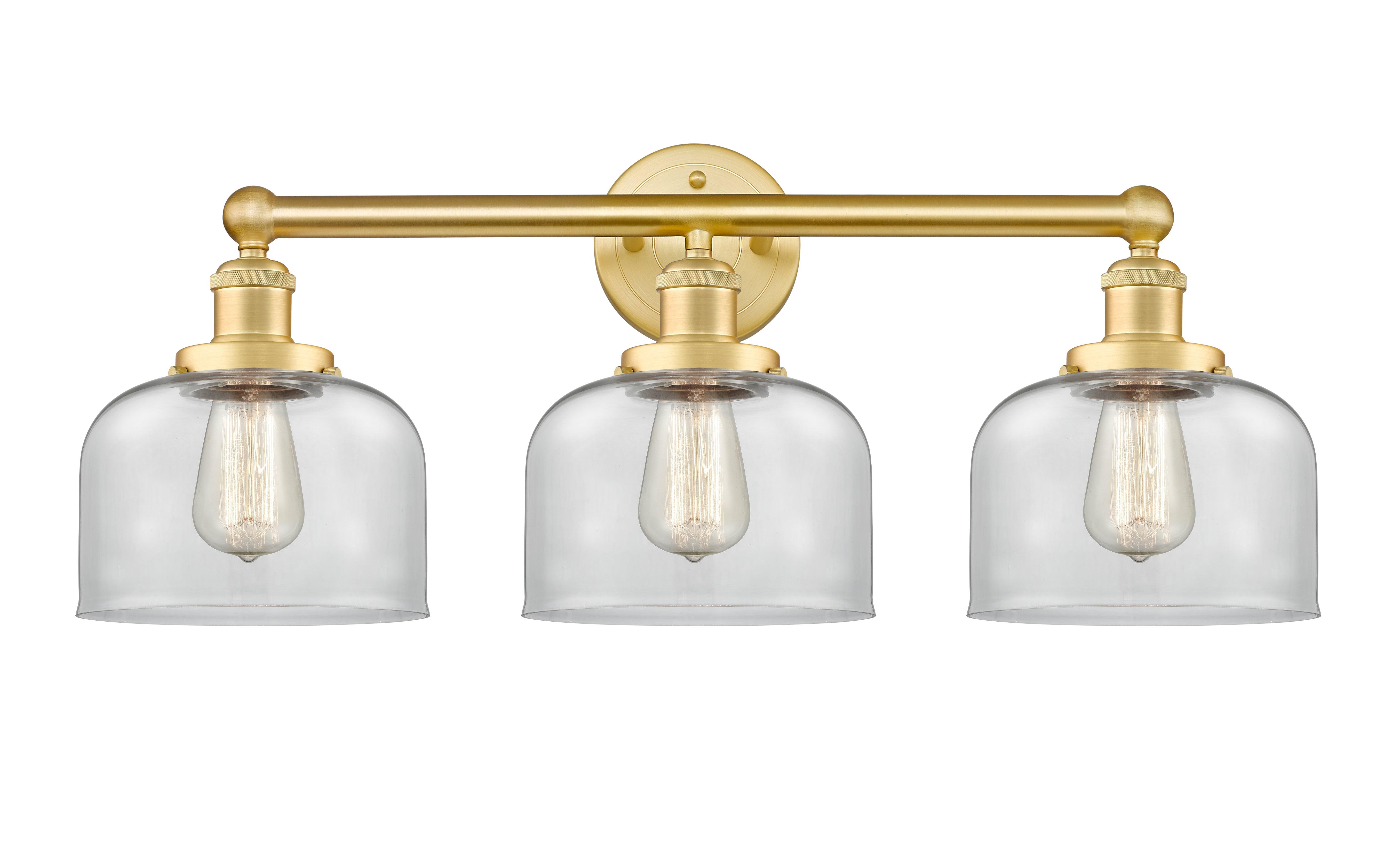 Edison Bath Vanity Light Cast Brass 25"