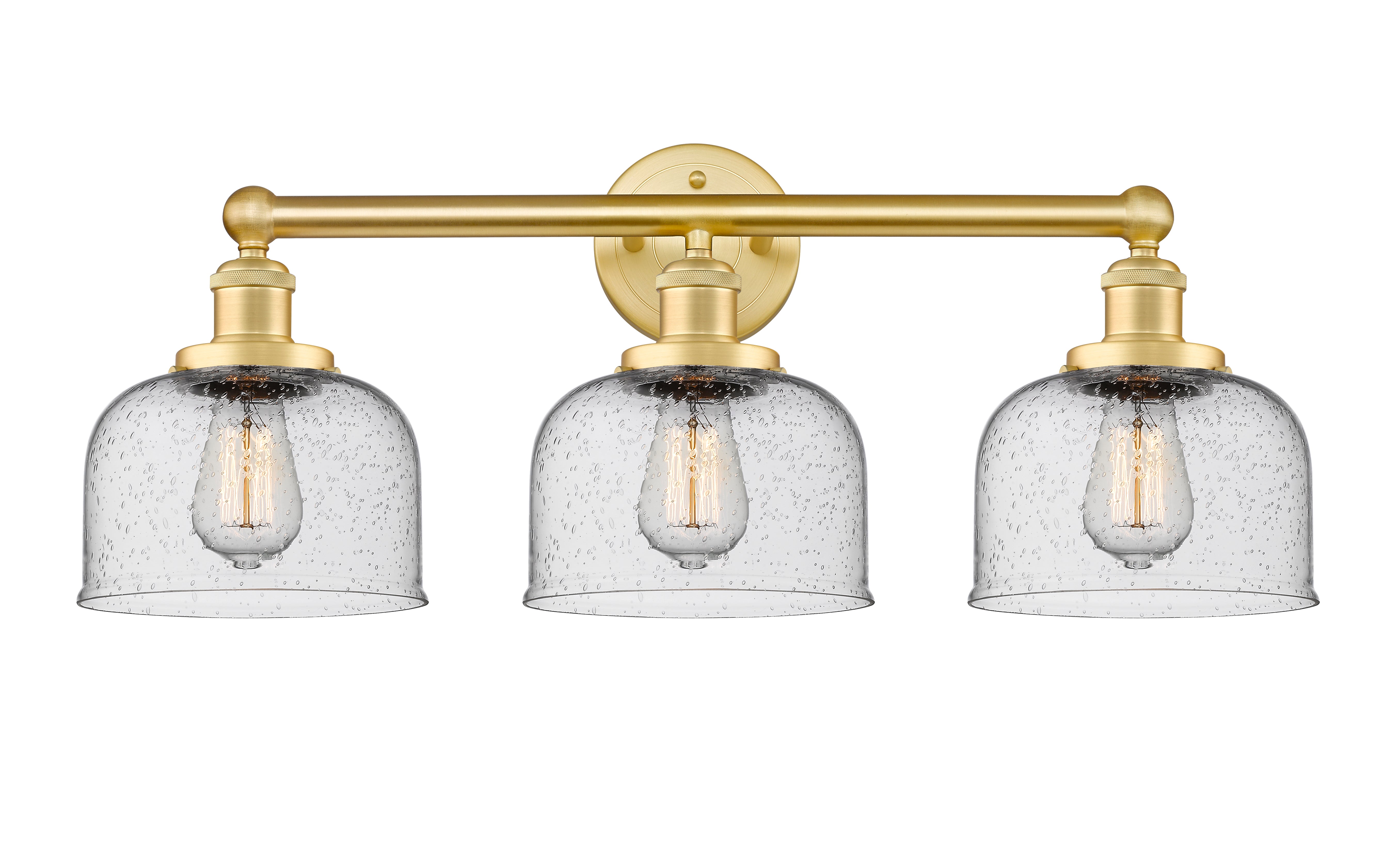 Edison Bath Vanity Light Cast Brass 25"