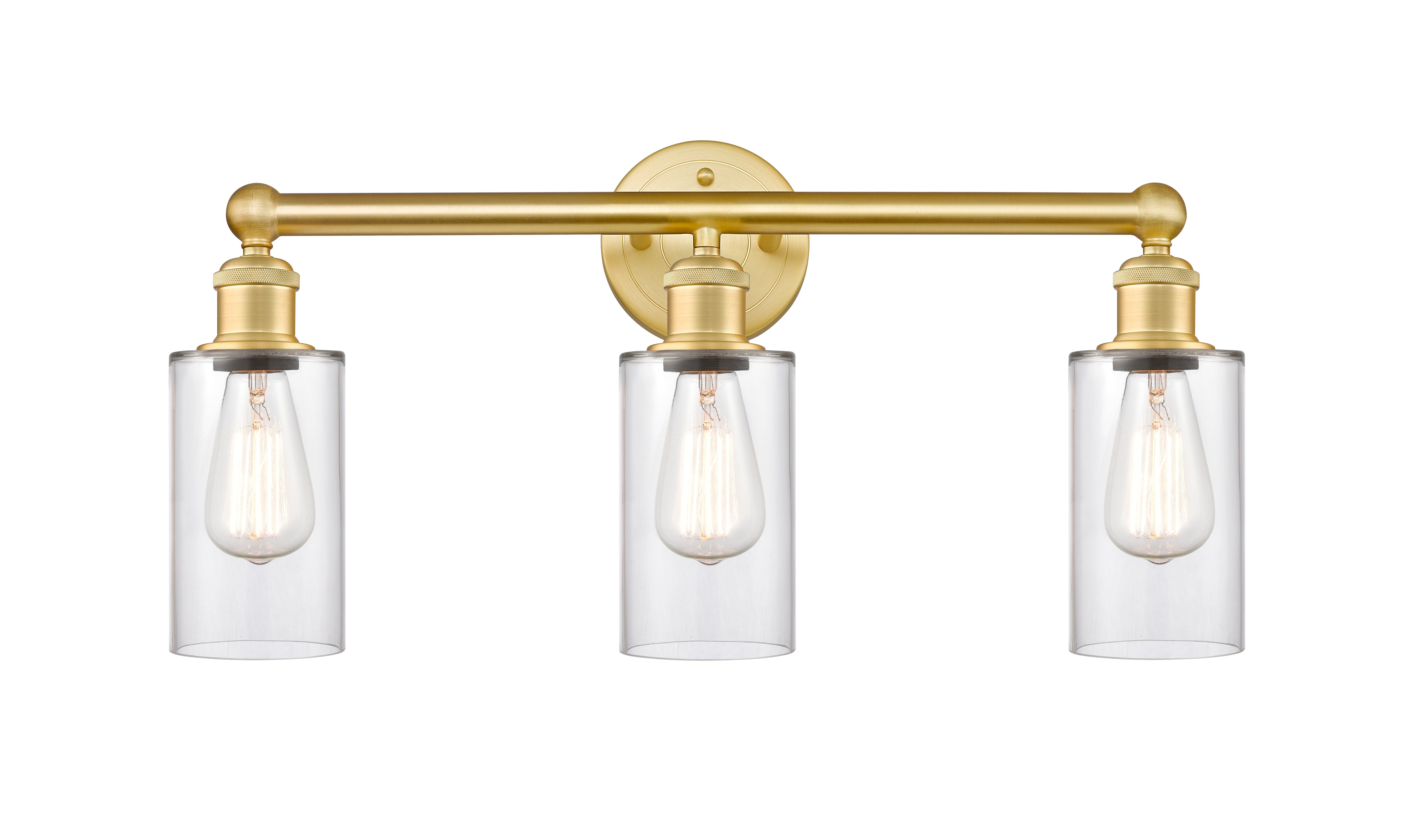 Edison Bath Vanity Light Cast Brass Finish