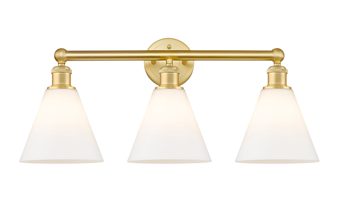 Edison Bath Vanity Light Cast Brass 24.5 Inch