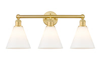 Edison Bath Vanity Light Cast Brass 24.5 Inch