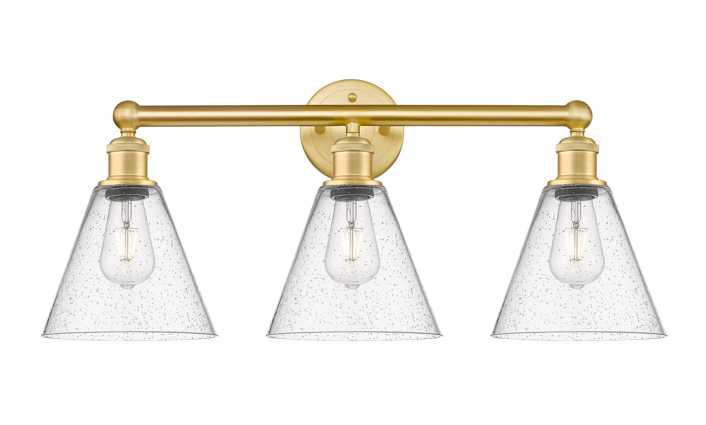 Edison Bath Vanity Light Cast Brass 24.5 Inch