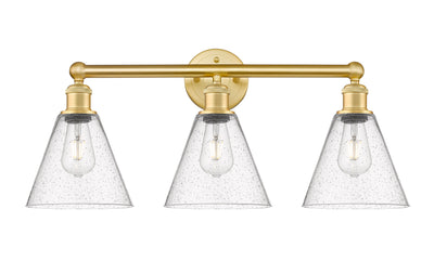 Edison Bath Vanity Light Cast Brass 24.5 Inch