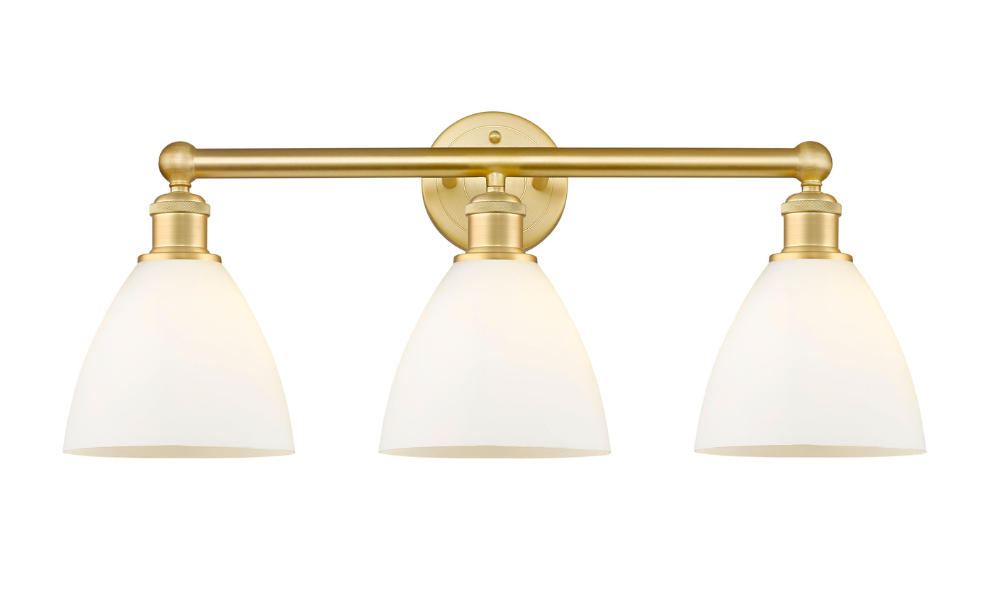 Edison Bath Vanity Light Cast Brass Glass