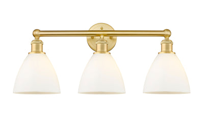 Edison Bath Vanity Light Cast Brass Glass