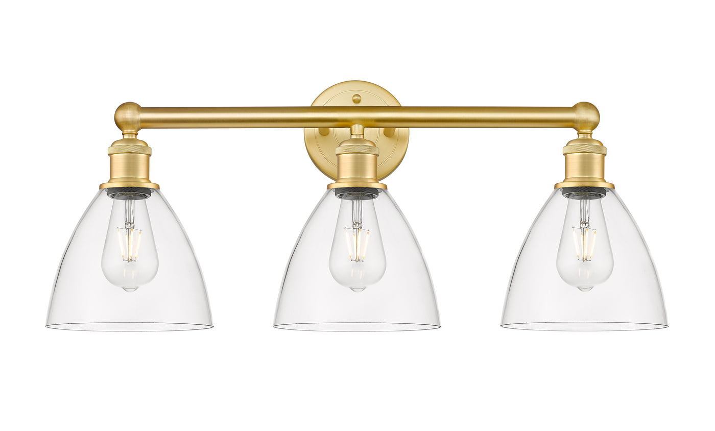 Edison Bath Vanity Light Cast Brass Glass