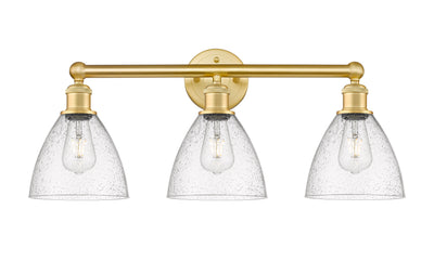 Edison Bath Vanity Light Cast Brass Glass