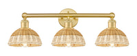 Edison Bath Vanity Light Brass Glass Steel