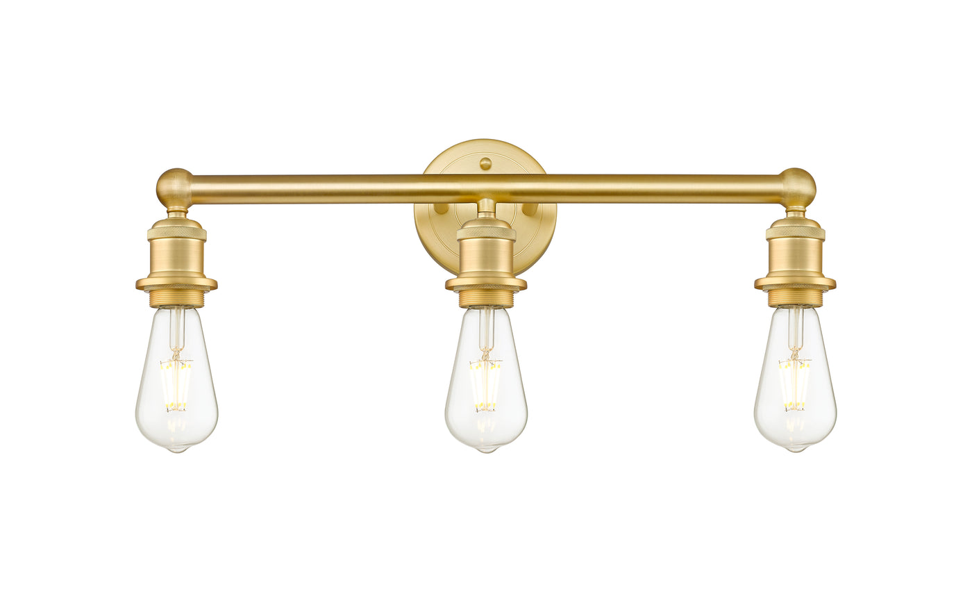 Edison Bath Vanity Light Cast Brass Steel