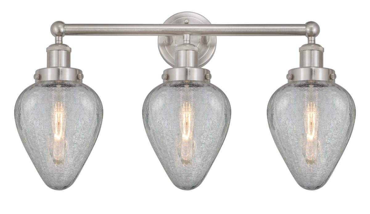 Geneseo 25-Inch 3-Light Bath Vanity Light 14-Inch High 7.75-Inch Extension