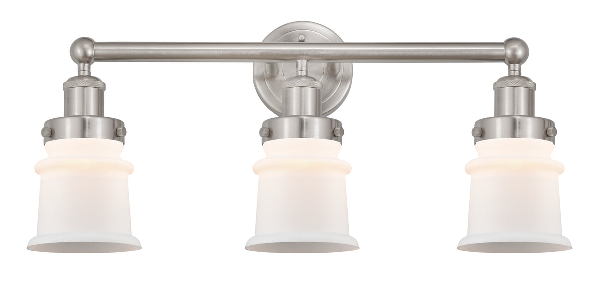 Canton 23-Inch 3-Light Bath Vanity Light 10.75-Inch High 7.125-Inch Extension