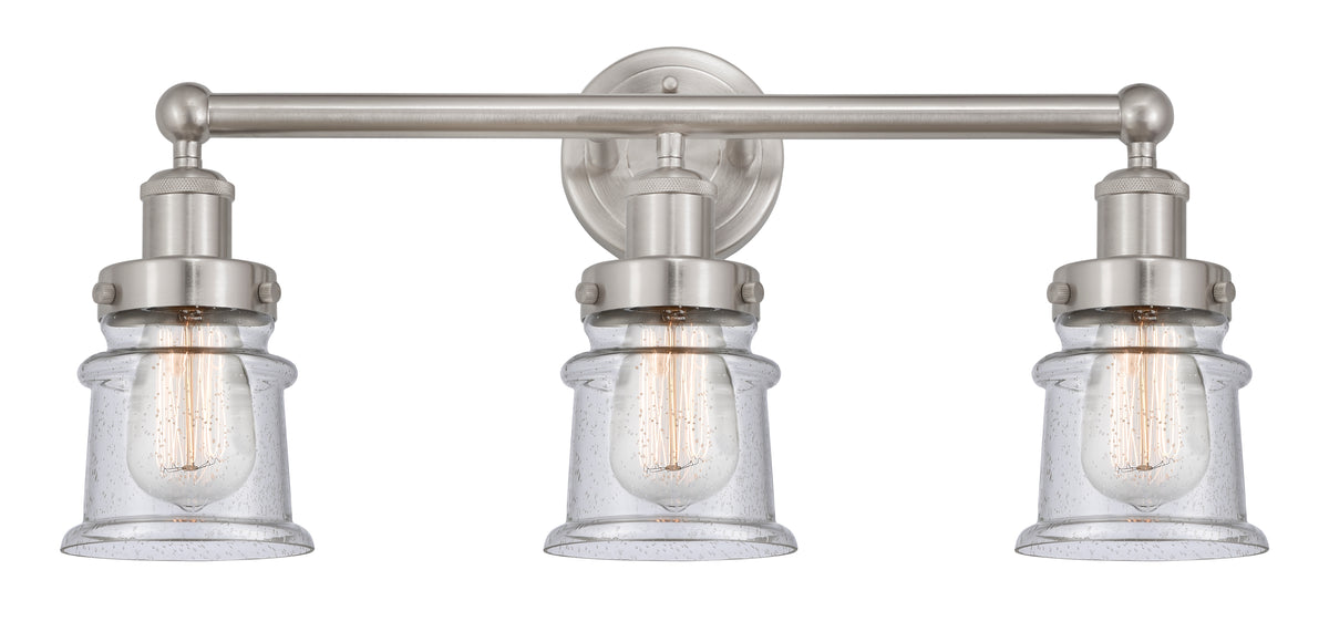 Canton 23-Inch 3-Light Bath Vanity Light 10.75-Inch High 7.125-Inch Extension