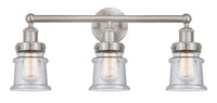 Canton 23-Inch 3-Light Bath Vanity Light 10.75-Inch High 7.125-Inch Extension