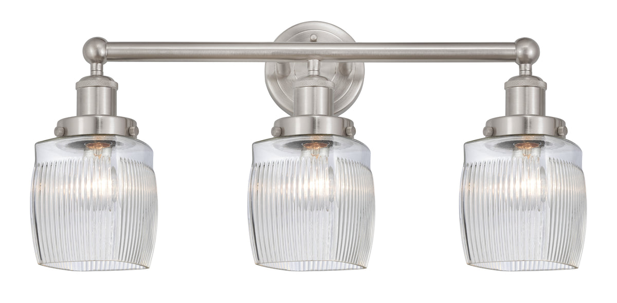 Colton 24-Inch 3-Light Bath Vanity Light 11.25-Inch High 7.25-Inch Extension