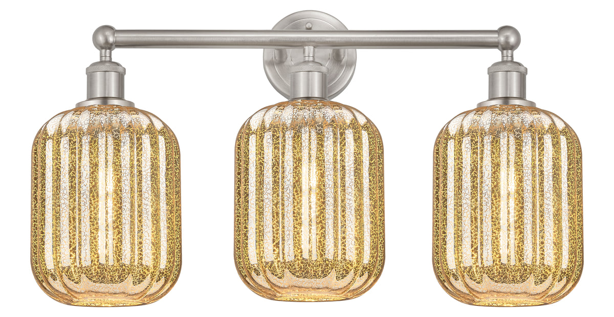 Preston Cylinder 25-Inch 3-Light Bath Vanity Light 14-Inch High