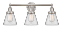 Cone 24-Inch 3-Light Bath Vanity Light 11.25-Inch High