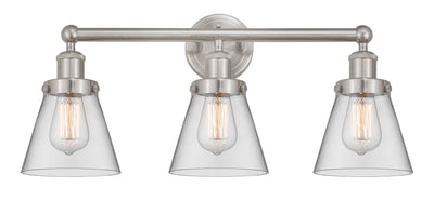 Edison Bath Vanity Light Cast Brass Glass