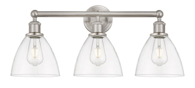 Edison Bath Vanity Light Cast Brass Glass