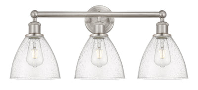 Edison Bath Vanity Light Cast Brass Glass