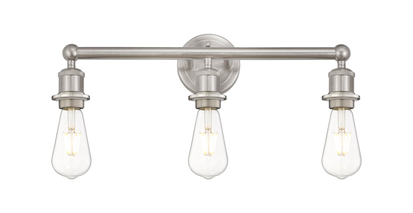 Edison Bath Vanity Light Cast Brass Steel