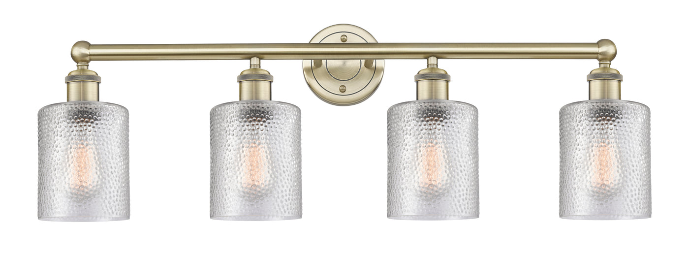 Edison Bath Vanity Light Cast Brass 33 Inch