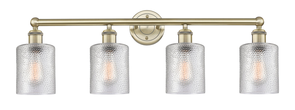 Cobbleskill 32-Inch 4-Light Bath Vanity Light 11.25-Inch High Reversible