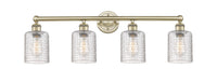 Edison Bath Vanity Light 32 Inch Brass