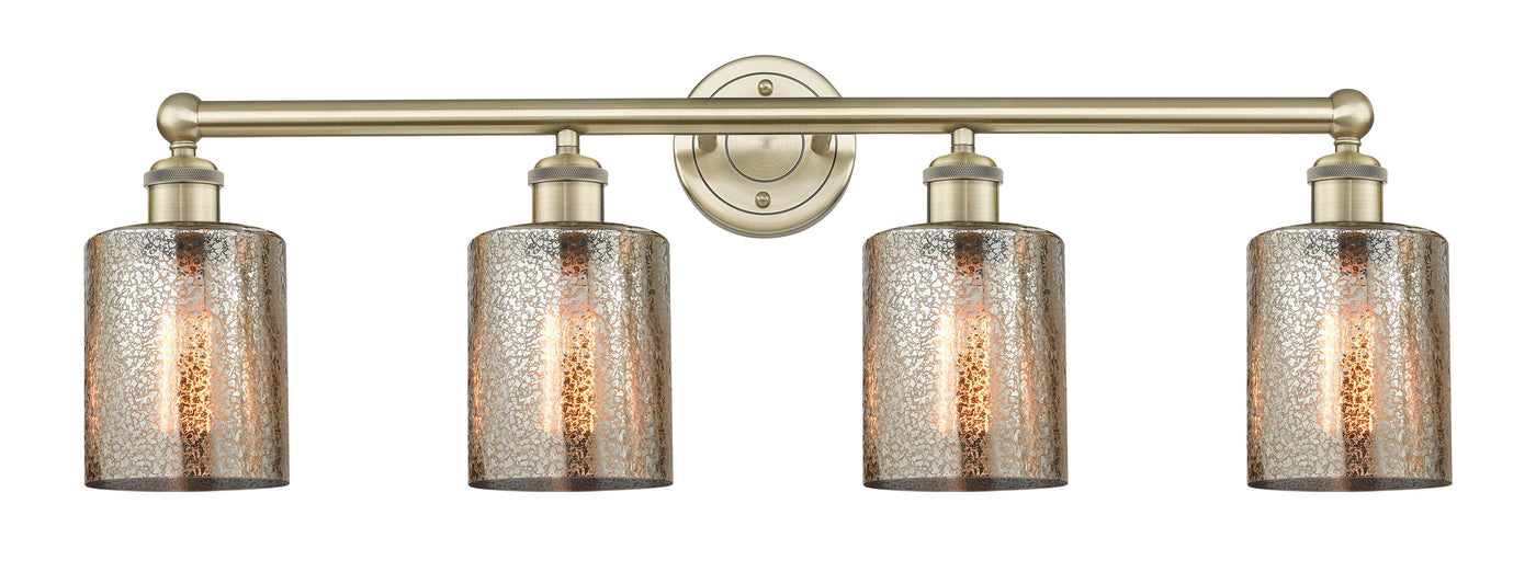 Edison Bath Vanity Light Cast Brass 33 Inch
