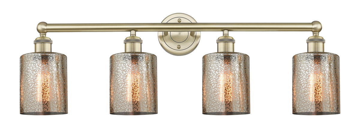 Cobbleskill 32-Inch 4-Light Bath Vanity Light 11.25-Inch High Reversible