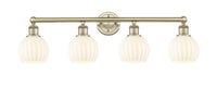 Edison Bath Vanity Light Cast Brass 35 Inches